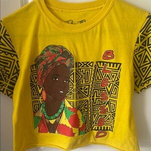 Yellow Graphic Kids T-Shirt